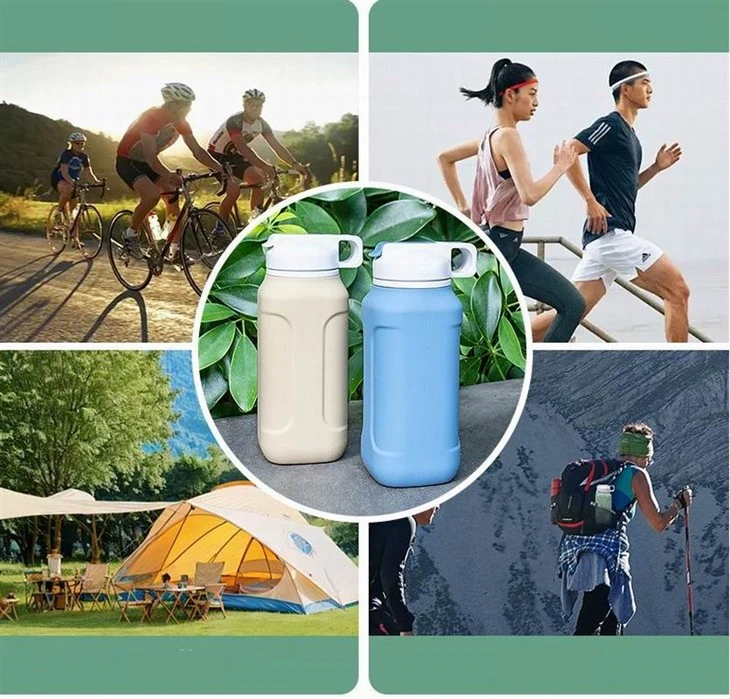Modern Water Bottle With Straw